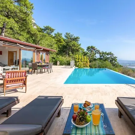 Infinity Pool Panoramic View In Akyaka - Ula Kuyucak