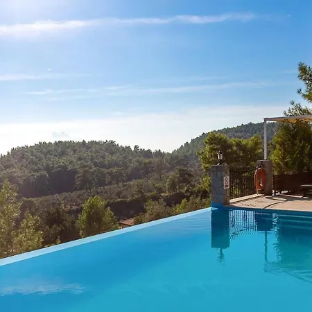 Infinity Pool Panoramic View In Akyaka - Ula Villa *
